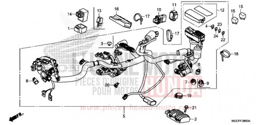 FAISCEAU DES FILS CB1100CAK de 2019